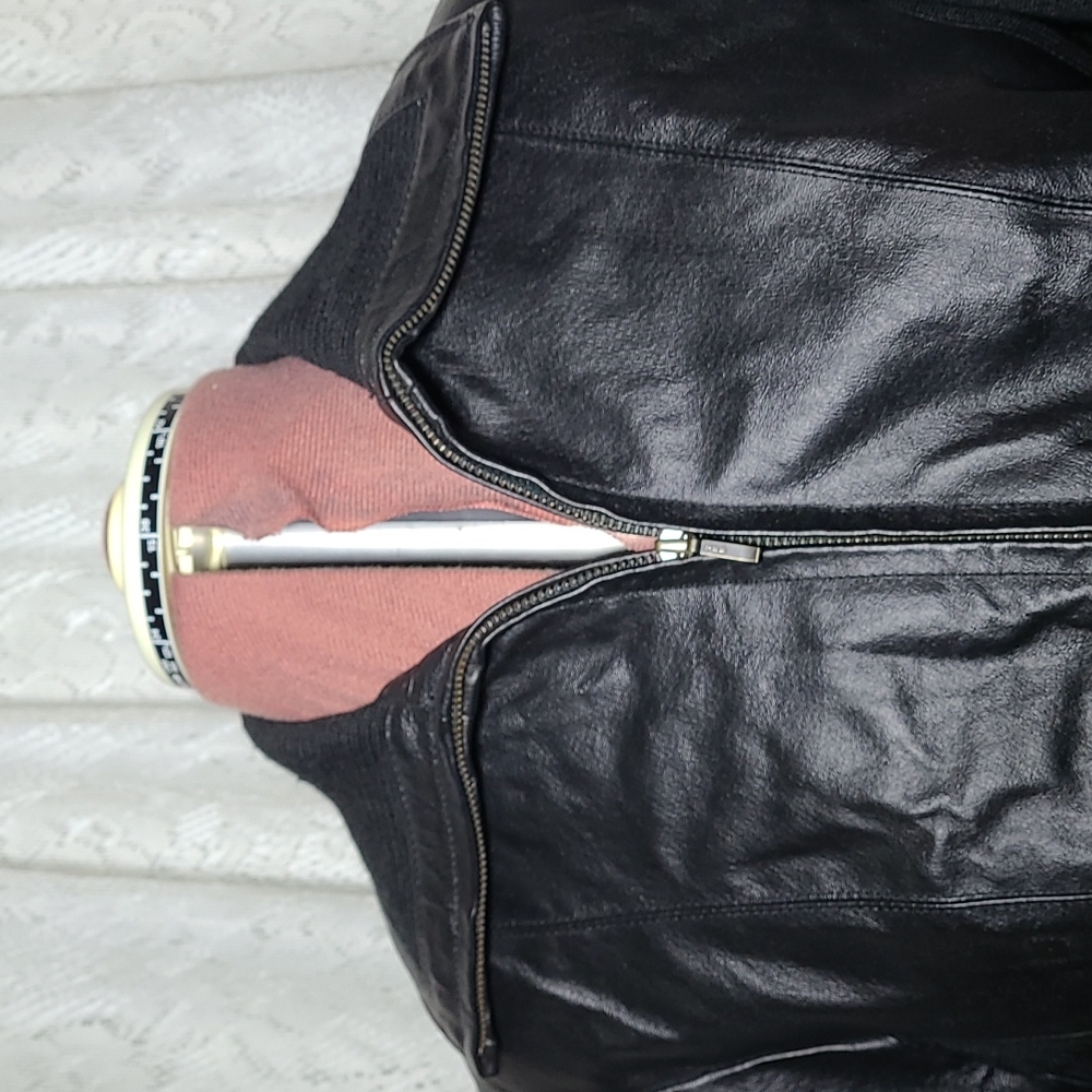 Coldwater Creek Ginuwine Leather Jacket - Picture 5 of 12